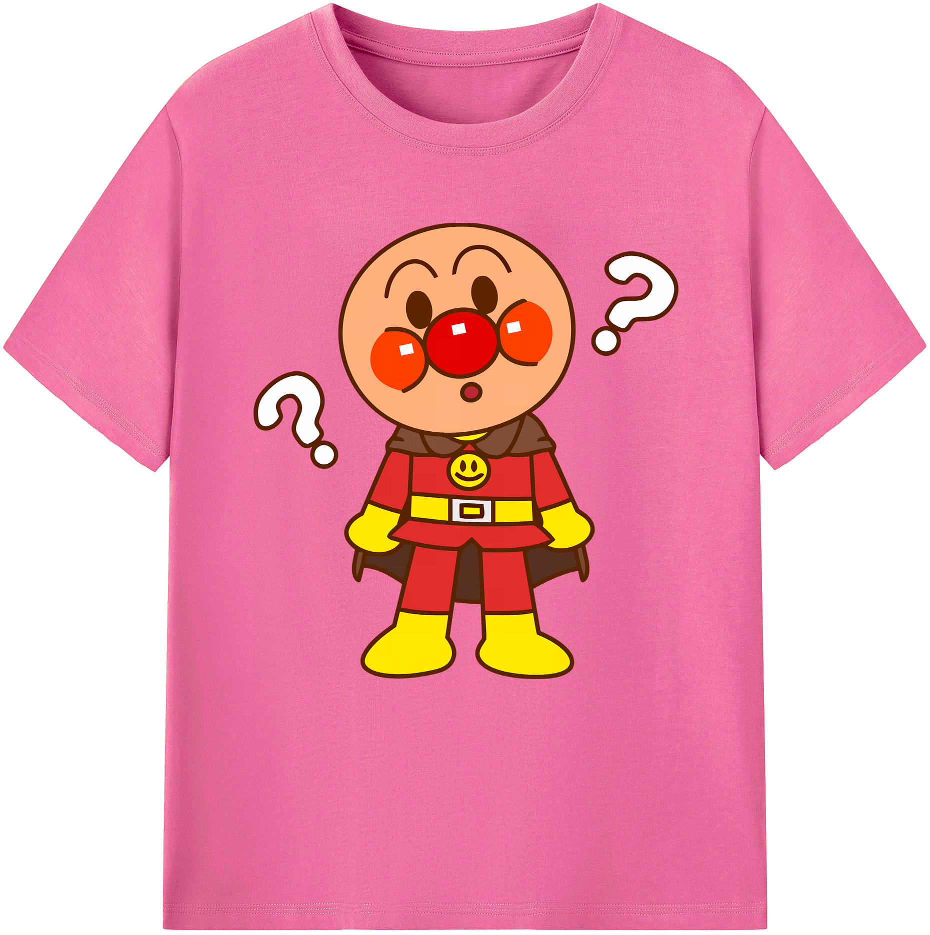 （画像用） アンパンマン Anpanman レディースカジュアルプリントTシャツ（綿100％）